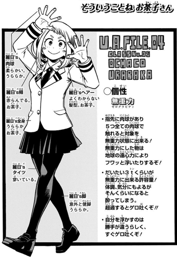 僕のヒーローアカデミア 麗日お茶子